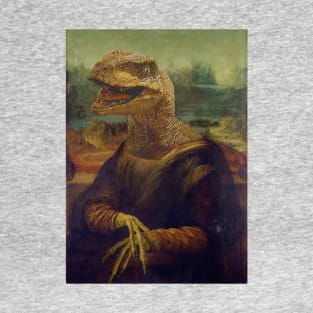 Mona Lisa Velociraptor T-Shirt